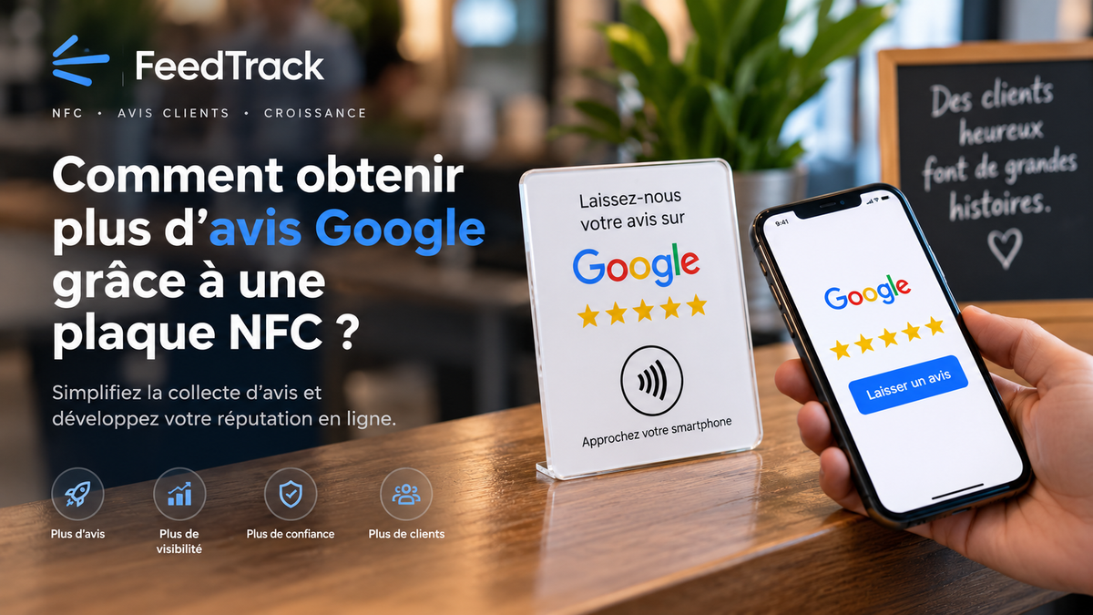 Comment obtenir plus d’avis Google grâce à une plaque NFC ?