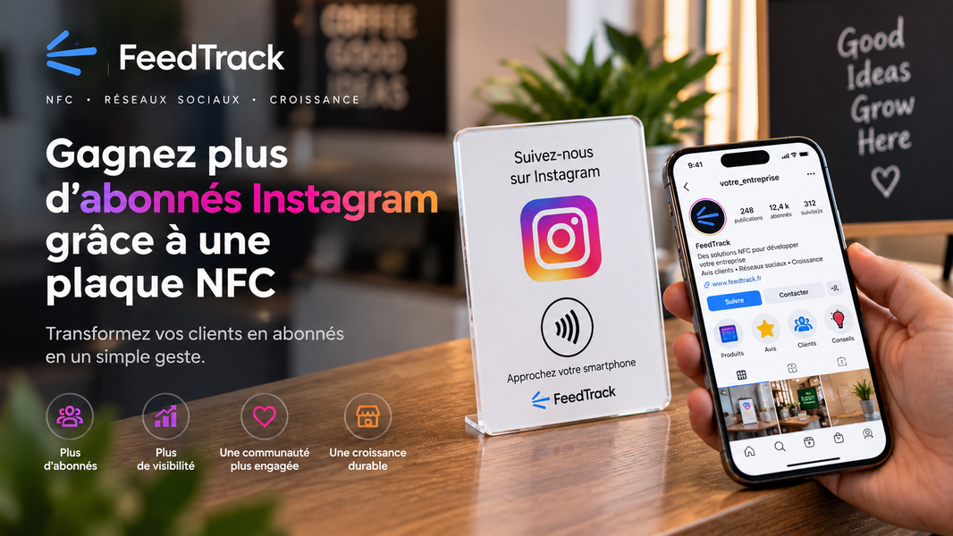 Comment gagner plus d’abonnés Instagram grâce à une plaque NFC ?