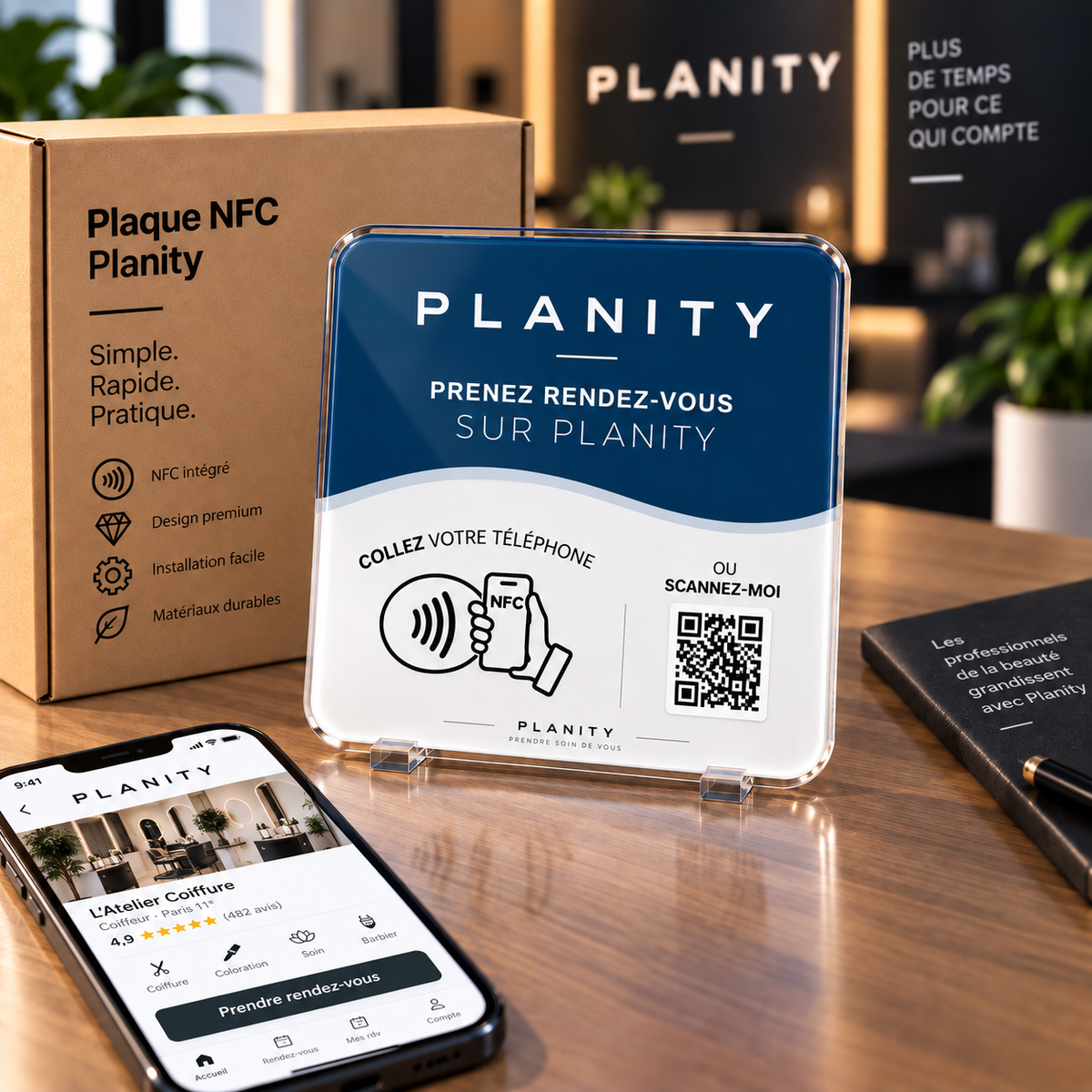 Plaque NFC Planity